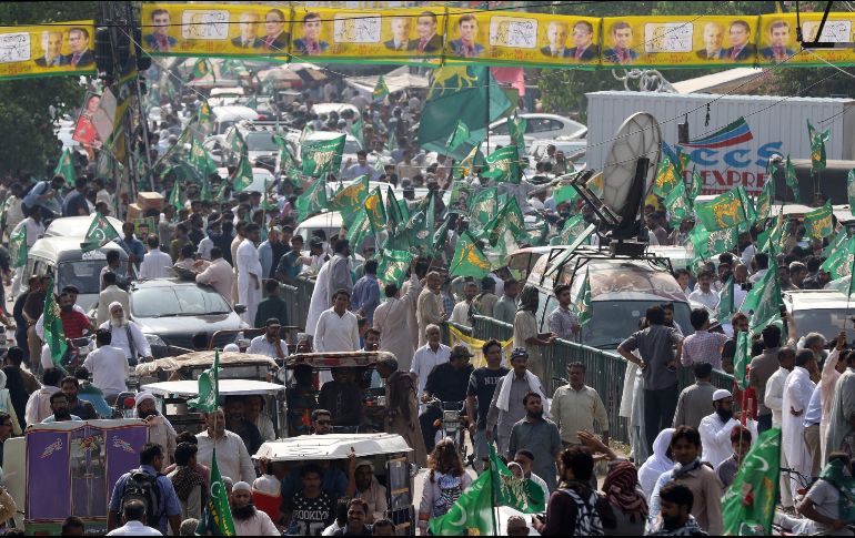 Pakistán celebrará elecciones generales y provinciales el 25 de julio, en las que están llamados a votar 105 millones de ciudadanos, según datos de la Comisión Electoral. EFE / R. Dar