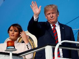 El mandatario estadounidense da por terminada su agenda oficial en su primera visita al Reino Unido y pasará el fin de semana en Escocia jugando al golf. AP / P. Martinez