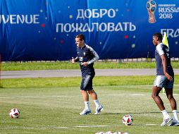 Les Bleus buscarán el domingo su segundo título de campeones del mundo ante Croacia. EFE/S. Ilnitsky