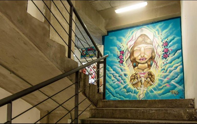 Los transeúntes del mercado podrán deleitar sus pupilas con los muros intervenidos por diversos artistas. ESPECIAL/Gobierno de GDL