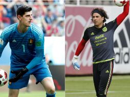 Courtois y Ochoa han tenido una efectividad de 81.8 y 80.6 por ciento respectivamente. EFE / SUN