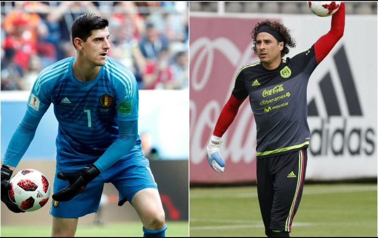 Courtois y Ochoa han tenido una efectividad de 81.8 y 80.6 por ciento respectivamente. EFE / SUN