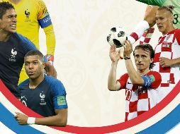 Francia con su juventud y Croacia con su tenacidad intentarán ser campeones en Rusia 2018. ESPECIAL