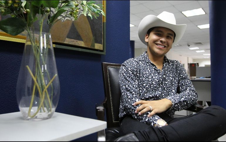 Christian Nodal tuvo un exitoso concierto, en el que agradeció a sus fans por su apoyo. EL INFORMADOR/E. Barrera
