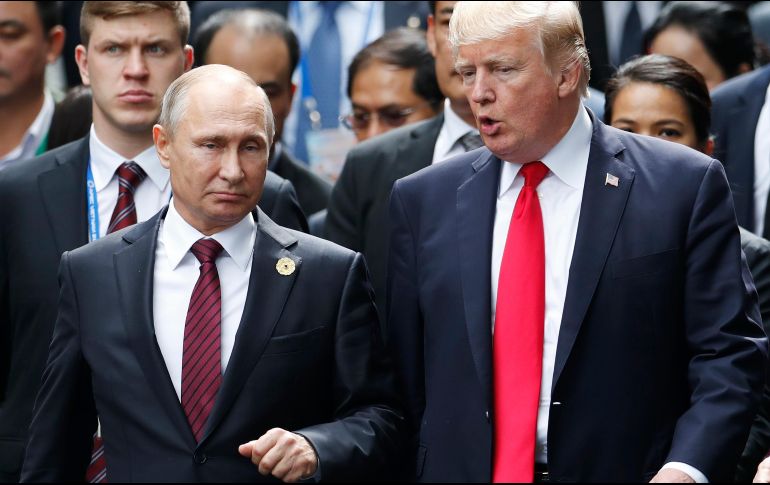 Se espera que en su primer encuentro bilateral, los dos líderes hablen sobre Siria, Ucrania, el control de armas y sobre la injerencia rusa en las elecciones de 2016. AP / ARCHIVO