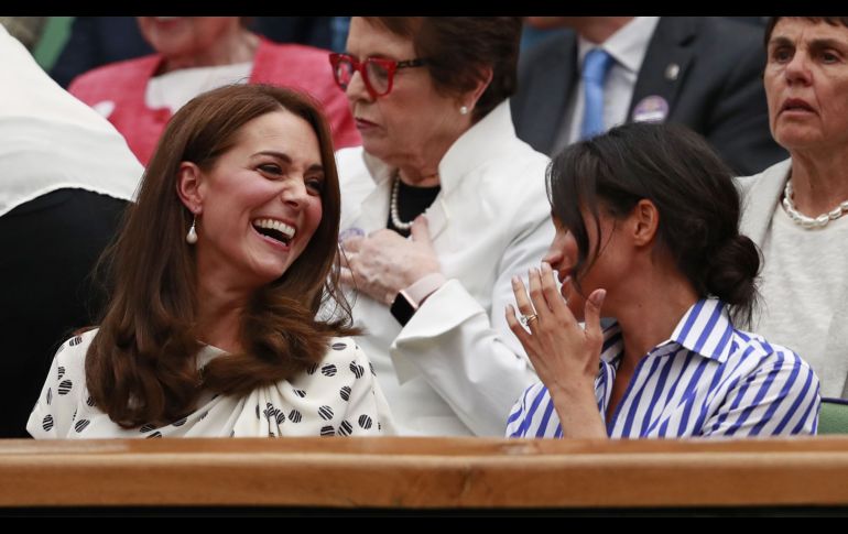 Es el primer evento al que acuden juntas sin sus maridos. AFP /A. Couldridge