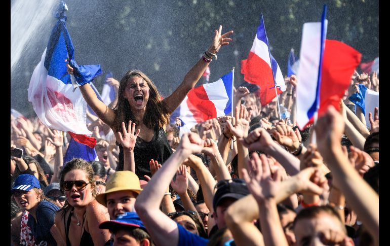 Aficionados en la ciudad francesa de Rennes. AFP/D. Meyer