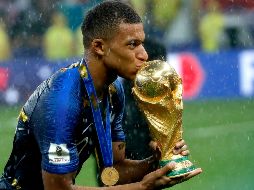 Mbappé anotó el gol que selló la victoria 4-2 de Francia ante Croacia en la Final de Rusia 2018. EFE/Y. Kochetkov