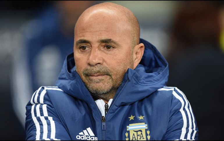 La gestión de Sampaoli al frente de la Albiceleste concluyó con la decepcionante eliminación de Rusia 2018. AFP/ARCHIVO