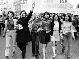 Testimonio. Imagen tomada por Gilles Caron, en la que se ve una de las protestas de Mayo del 68, en Francia. ESPECIAL