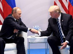 Trump se reunirá hoy con Valdirmir Putin en Helsinki. AFP/S. Loeb