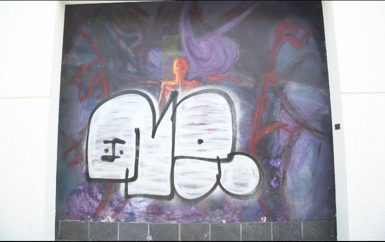 Una de las piezas que está en espera de una intervención es el mural ubicado afuera del MURA. EL INFORMADOR/Archivo