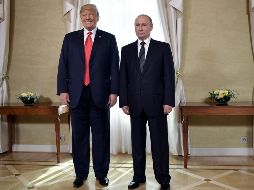 El cara a cara entre los dos mandatarios duró dos horas y diez minutos, es decir, 40 minutos más de lo previsto, informaron los medios rusos. AP / A. Nikolsky