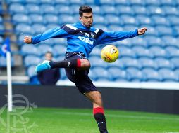 Herrera jugó para el equipo escoces durante un año y medio. TWITTER / @LaloHerrera15