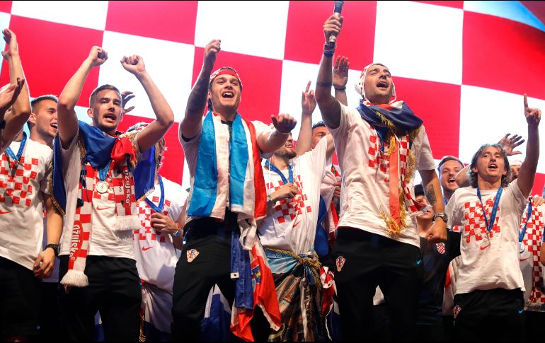 Los asistentes describieron el evento de bienvenida como el más grande en la historia de Croacia. EFE / A. Bat