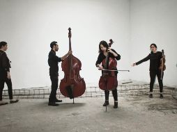 Integrantes del Ensamble. Janine Jop y Elena Rosales, violín; Daniel Romo, viola; Paloma Valencia, violonchelo; y Kenji Kishi, contrabajo. CORTESÍA