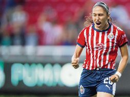 Ana Gabriela Huerta, que llega esta campaña a Chivas, hizo su debut marcando diferencia al anotar el gol con el que las rojiblancas derrotaron al equipo de León. MEXSPORT