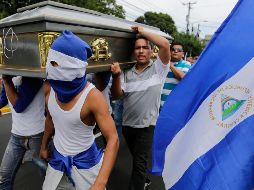 En la Declaración Especial firmada por México y 12 países más, exigen el cese inmediato a los actos de violencia dirigidos a la sociedad nicaragüense, y el desmantelamiento de los grupos paramilitares. AFP  / I. Ocon