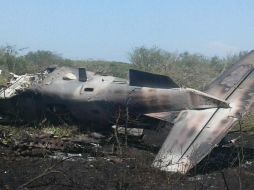 La aeronave cayó dentro de la Base Aérea Militar Número 2, ubicada en la Ciudad de Ixtepec, municipio de la región del Istmo de Tehuantepec, Oaxaca. ESPECIAL