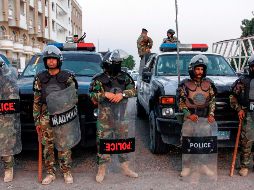 Al menos 262 policías resultaron heridos en las protestas, de los cuales seis se encuentran en estado grave. AFP/H. Handami