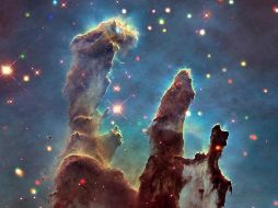 El Messier 16 está ubicado a unos cinco mil 700 años luz de la Tierra; es parte del objeto astronómico catalogado como Messier. ESPECIAL / nasa.gov