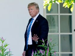 Las palabras de Trump se producen una semana antes de que reciba a Juncker en la Casa Blanca el próximo 25 de julio. EFE/ M. Reynolds