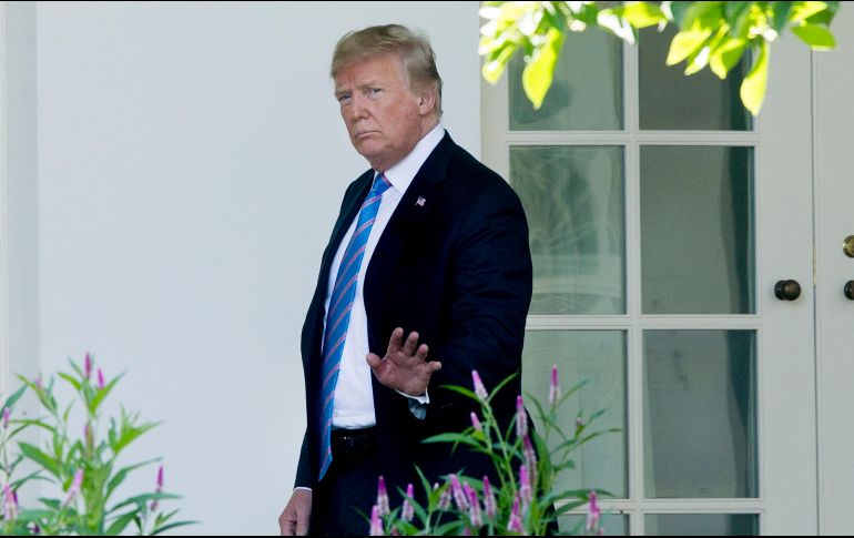 Las palabras de Trump se producen una semana antes de que reciba a Juncker en la Casa Blanca el próximo 25 de julio. EFE/ M. Reynolds