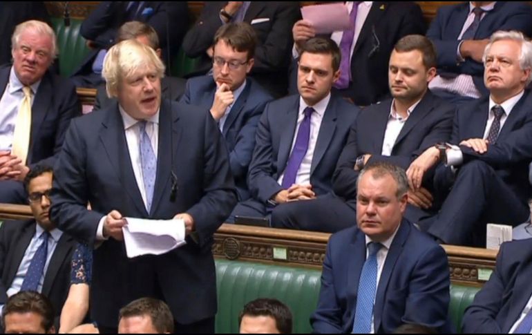 Para Johnson, la ruta que sigue Reino Unido lo condena a un 