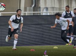 El juego en cuestión terminó empatado 1-1 entre los Faraones y la Selección de Kuwait. TWITTER/@Pharaohs