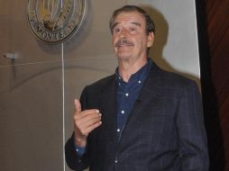 Fox Quesada afirmó que no hay piedras en el camino, para que la transición sea pacífica y sin oposición radical, manteniendo el orden en respeto y tolerancia. NTX / ARCHIVO