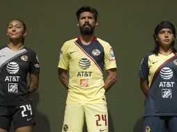 El América se convirtió en el primer equipo que confeccionó un uniforme con línea de atleta para el equipo femenil. MEXSPORT / O. Aguilar