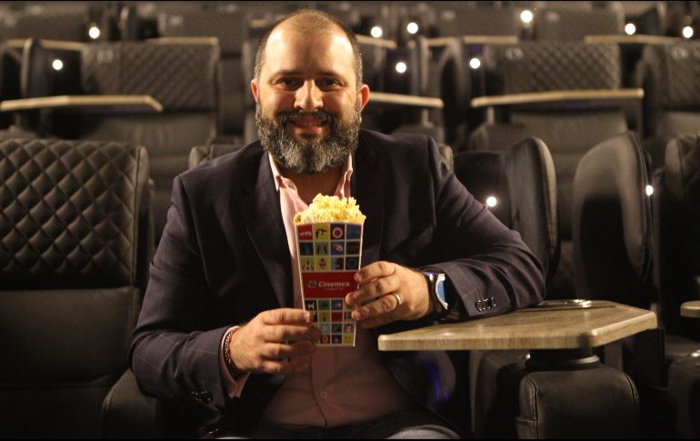 Estas salas llegan a nuestra ciudad para ofrecer a los cinéfilos un mayor confort en las proyecciones. En la imagen, Francisco Javier Eguren. EL INFORMADOR/G. Gallo