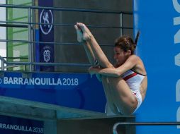 Espinosa (en la imagen) y Mendoza sumaron la tercera y cuarta preseas para México el día de hoy. EFE/R. Maldonado