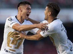 Los tantos del triunfo auriazul fueron del chileno Felipe Mora, y de Pablo Barrera. MEXSPORT / O. Aguilar