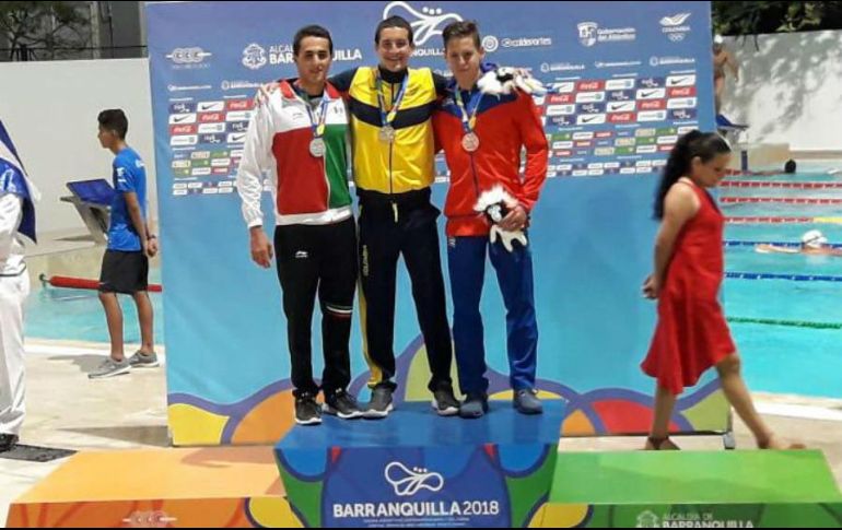 El primer lugar fue para el colombiano David Gómez, mientras que el tercero lo obtuvo el cubano Luis Vega. TWITTER / @COM_Mexico