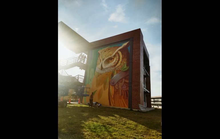 Único. El atardecer en el CUTonalá resalta la creatividad de los artistas.