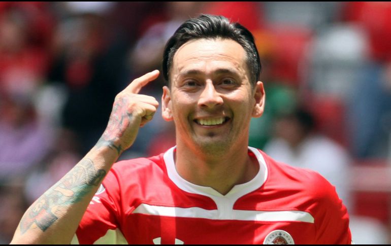 Sambueza celebra el segundo gol de los Choriceros, al 92'. AFP/R. Vázquez