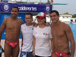 Tanto Ocampo (I) como Pacheco (D) se marchan de Barranquilla con dos oros cada uno. TWITTER/@CONADE