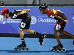 El bronce correspondió al venezolano Julio César Mirena, y el oro al colombiano Alex Cujavante. EFE / R. Maldonado