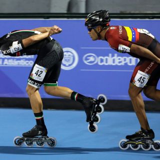 Mexicano Páez suma su segunda plata en patinaje de velocidad de JCC