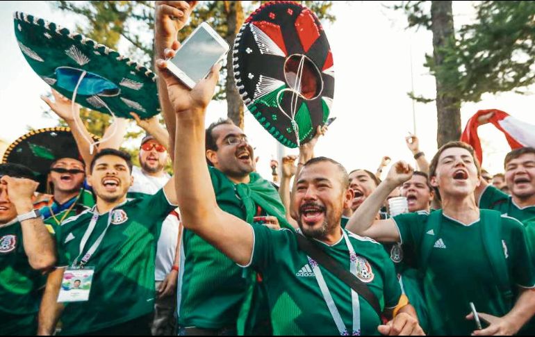Futboleros. Más de 40 mil mexicanos fueron a Rusia. NTX