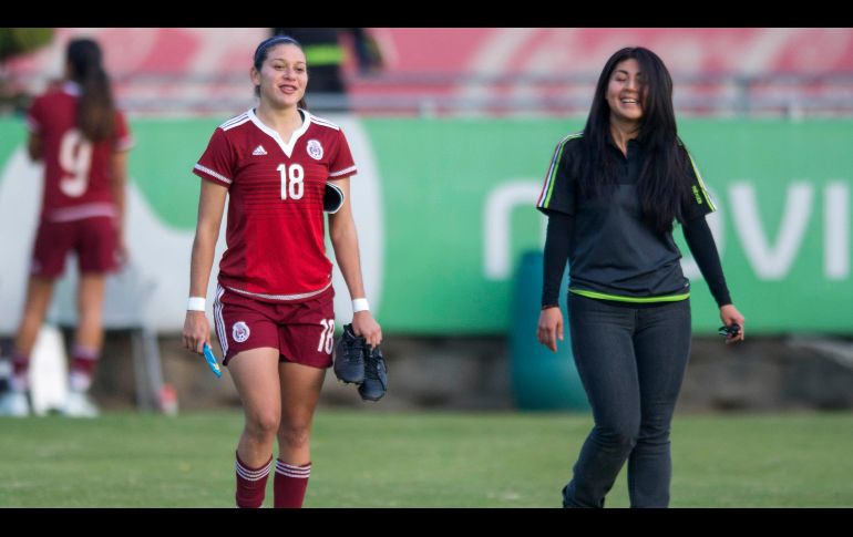 La Selección femenina que participa en los JCC ganó su primer partido 5-1 sobre Trinidad yTobago. MEXSPORT/V. León