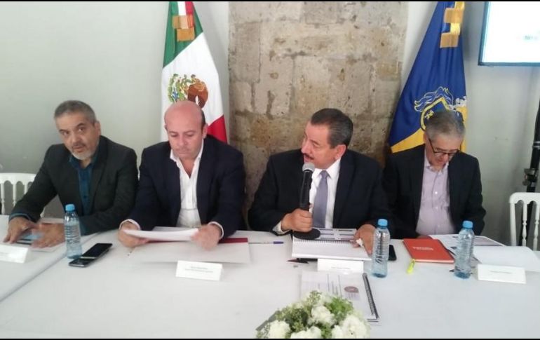 Raúl Sánchez Jiménez, fiscal general de Jalisco, afirmó que las mesas de seguridad han dado buenos resultados pese al alza de índices delictivos. TWITTER / @FiscaliaJal