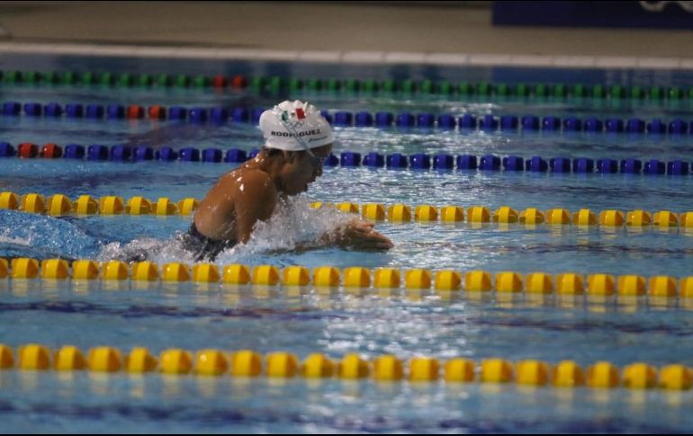 Rodríguez impuso nuevo récord en la competencia dos veces en el mismo día. TWITTER / @CONADE