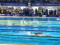 Con el cronómetro marcando 59 segundos y 31 centésimas, Guevara impuso nueva marca en la prueba. TWITTER / @CONADE