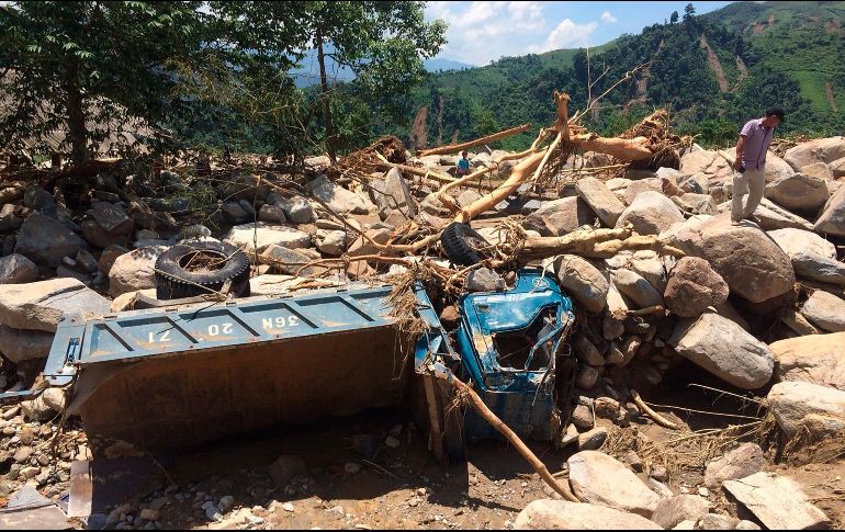 Las provincias de Yen Bai, en el norte del país, y Thanh Hoa, en el centro, son las más afectadas. AP