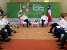 Los mandatarios aseguran que impulsarán un mayor crecimiento, desarrollo y competitividad de ambas economías. TWITTER / @A_delPacifico