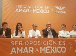 Delgado ofreció una conferencia de prensa donde señaló que buscarán ser una oposición responsable. TWITTER / @DanteDelgado