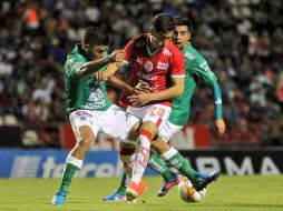 La Fiera trató de buscar el empate, pero no le resultó posible. TWITTER/@clubleonfc