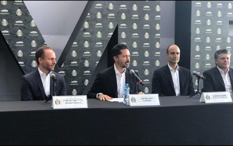 Este miércoles fue presentado oficialmente Yon de Luisa como presidente de la FMF. TWITTER / @FMF